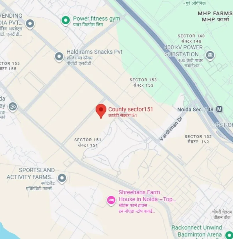 location advantage of Clove County 151 Noida Expressway